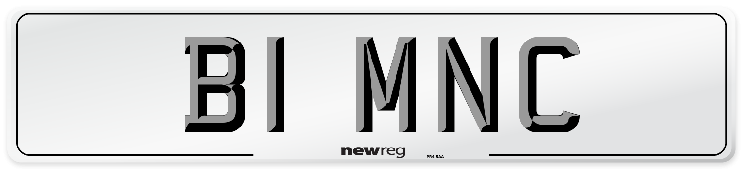 B1 MNC Number Plate from New Reg